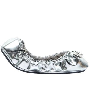 Rombaut Ruched ballerina flats - Mettallic