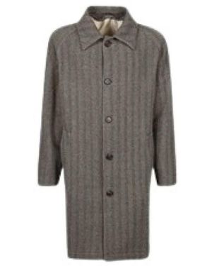 Eleventy Single-Breasted Coats - Gris