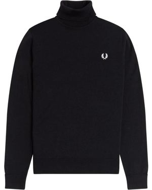Fred Perry Turtlenecks - Blu
