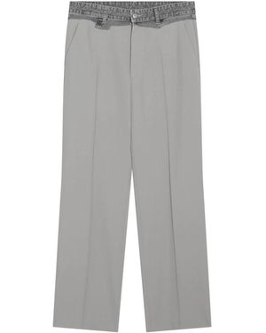 MM6 by Maison Margiela Wide Trousers - Grey