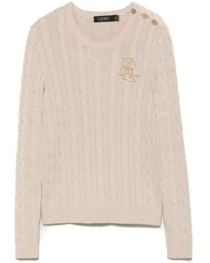 Ralph Lauren Round-Neck Knitwear - Neutro