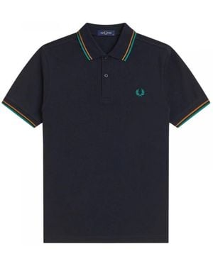 Fred Perry Tops ,Blauw ,Katoen M3600 Poloshirt
