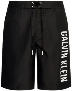 Calvin Klein Schwarze Badebekleidung Boardshorts Meereskleidung