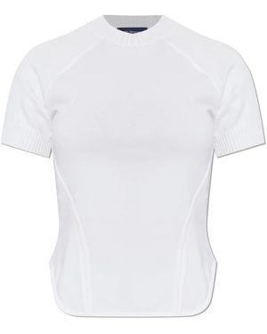 Sportmax Round-Neck Knitwear - Blanco