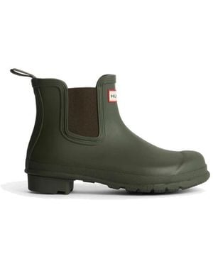 HUNTER Original Chelsea Boot - Groen