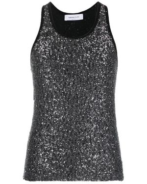 Fabiana Filippi Sleeveless Tops - Black