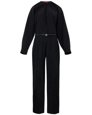 Gucci Black Wool Jumpsuit