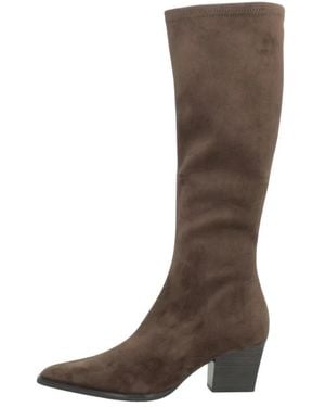 Miss Elastic High Boots - Marrón