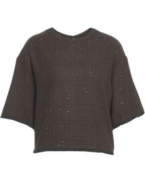 Kaos Round-Neck Knitwear - Marrón