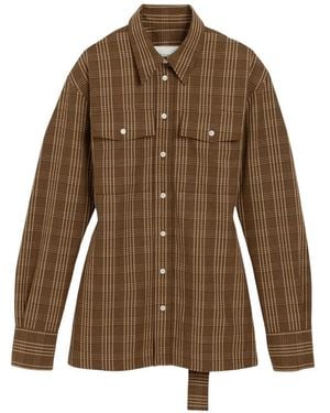 Ami Paris Shirts - Marrón