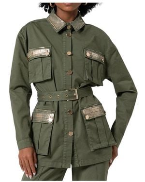 Fracomina Light Jackets - Green