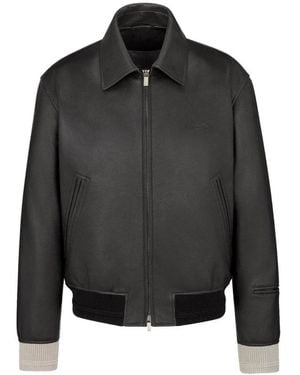 Dior Leather Jackets - Black