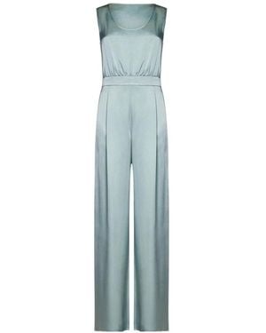VIP【関税送料無料】希少 MAX MARA LIGHT BLUE MODANE JUMPSUIT Max Mara Full-length jumpsuits and rompers for Women