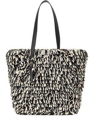 Valextra Tote Bags - Negro