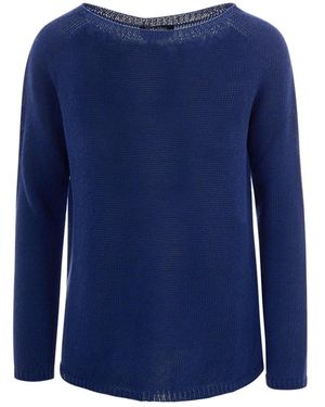 Max Mara Round-Neck Knitwear - Blue