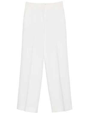 Via Masini 80 Broeken ,Wit ,Witte Wijde Broek Voor Vrouwen