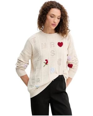 Twinset Round-Neck Knitwear - Blanco