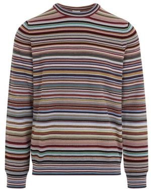 Paul Smith Rundhals-Pullover - Grau