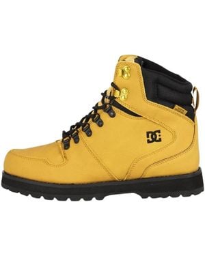 DC Shoes Lace-Up Boots - Yellow