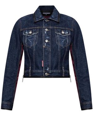 DSquared² Jassen ,Blauw ,Denim Denim Jacket
