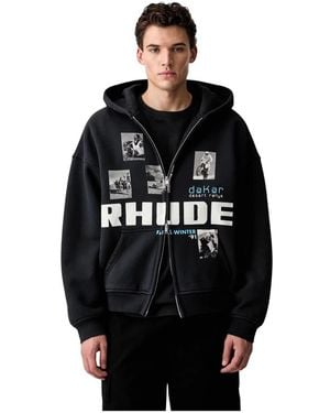 Rhude Zip-Throughs - Negro