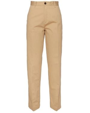White Sand Wide Trousers - Neutro