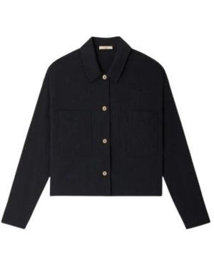 Sessun Overhemden ,Zwart ,Blouses & Shirts