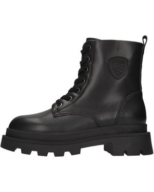 Blauer Schoenen ,Zwart ,Leer Kimmel Combat Boot