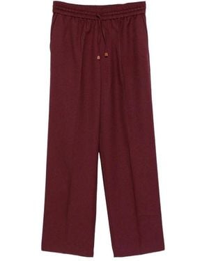 Drole de Monsieur Straight Trousers - Red