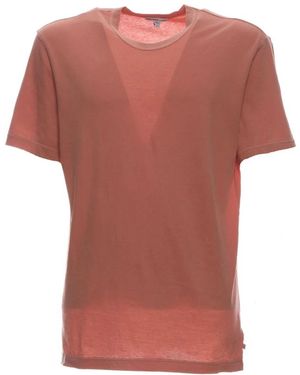 James Perse T-shirt Mlj3311 Spzp 4 - Pink