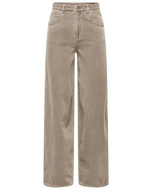 ONLY Wide Jeans - Natural