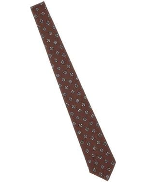 Kiton Ties - Brown