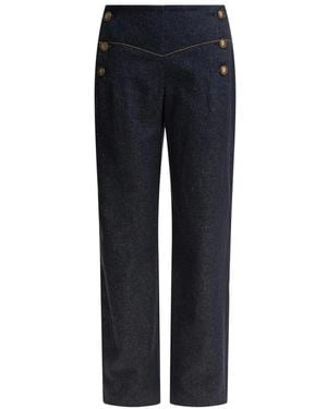 Ines De La Fressange Paris Wide Jeans - Blue