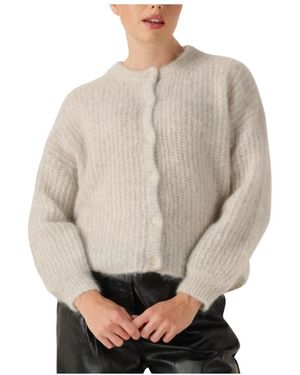 Des Petits Hauts Truien & Vesten ,Alma Cardigan - Grijs