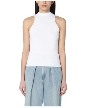 Roberto Collina Sleeveless Tops - Blue