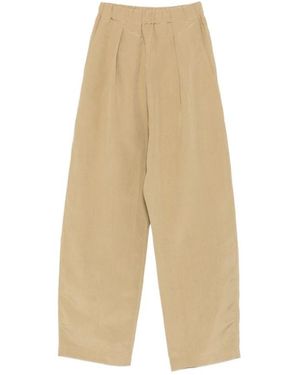 Cortana Wide Trousers - Natural