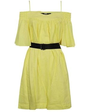 KARL LAGERFELD Short Dresses - Yellow