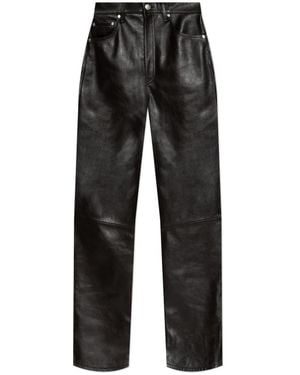 Rag & Bone Leather Trousers - Zwart