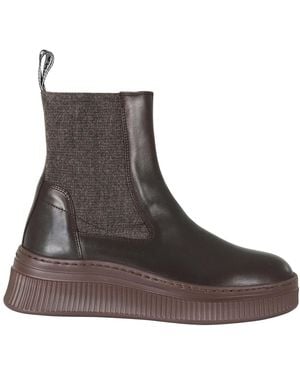 Voile Blanche Chelsea Boots - Brown