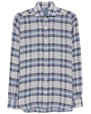 Barba Napoli Casual Shirts - Blue