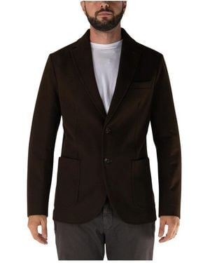 Circolo 1901 Kaschmir Touch Basic Einreiher Jacke - Schwarz