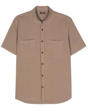 Peserico Short Sleeve Shirts - Brown