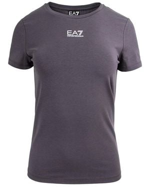EA7 Tops ,Blauw T-Shirt Ea7 - Paars