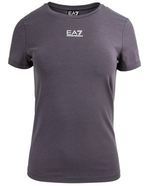 EA7 Tops ,Blauw T-Shirt Ea7 - Paars