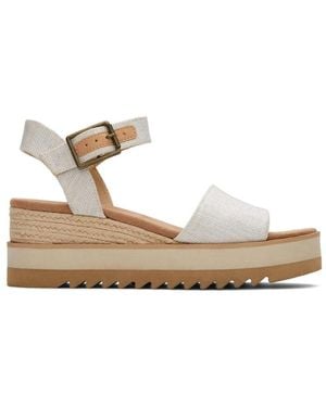 TOMS Wedges - Blanco