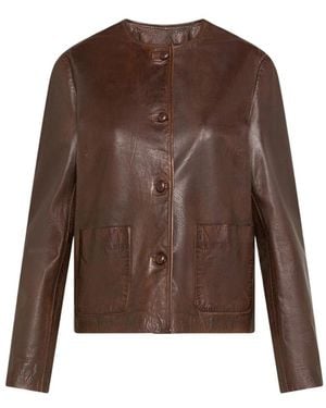Seventy Leather Jackets - Brown