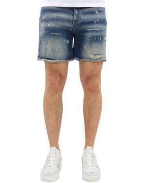 flâneur Jean Short - Blau