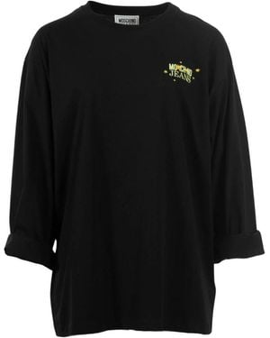 Moschino Long Sleeve T-Shirts - Black