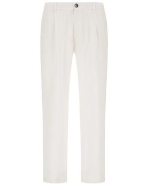 Herno Straight Pants - White