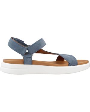 Geox Flat Sandals - Blu